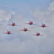 The Red Arrows will again fly through the skies above Wiltshire today