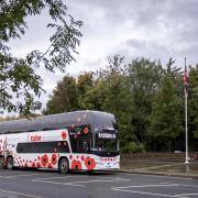 Stagecoach West's new Poppy Coach has been unveiled ahead of a discount for military personnel and veterans