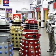 Daleks, Cybermen and Stormtroopers at the Space Station Pudsey 2 event 20 years ago