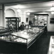 Inside the Swindon Museum, undated photo