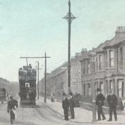 A tram on Manchester Road in 1906. Picture: Swindon Libraries Local Studies.