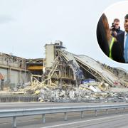 Demolition has started at the old Honda factory in Swindon