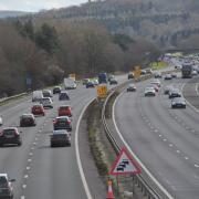 The M4 between junctions 15 and 16 before the crash on the morning of March 9