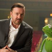 Ricky Gervais, left, born on this day in 1961