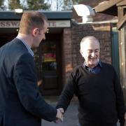 ©Calyx Pictures.Sir Tony Robinson with Mark Dempsey (L) (23348157)