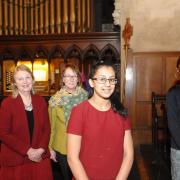 Swindon Music Festival. Christ Church, Old Town. Pictured Nicola Hoar, Claire Beaton, Mrunal Mane and Enid Henderson..13/03/16 Thomas Kelsey.