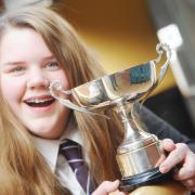 Class 40 Girls Folk Song 14,15 and 16 winner Isabelle Tuck. Picture: Thomas Kelsey.
