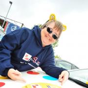 Preview of big learner relay - with spotty cars. Pictured Jo Sylvester..19/10/16 Thomas Kelsey.