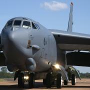 A B-52 bomber