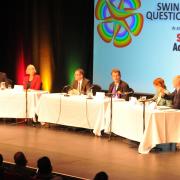 A scene from the one of the 2015 election hustings at the Wyvern Theatre. Don't miss the one taking place on Monday, June 5