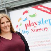 Jo Morris just before Playsteps opened in 2017