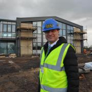 Kevin Reed, the head of operations of the Wiltshire Air Ambulance, at the new site