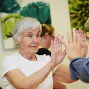 Parkinson's exercise class - Dance for Parkinson's . Pictured people taking part in the class.
08/03/18 Thomas Kelsey