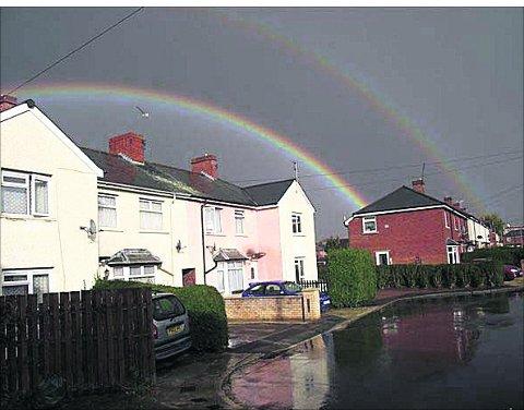 Swindon Advertiser's readers get snap happy when they are out and about
Double rainbow at Willows Avenue
Picture: REG ROBBONS
