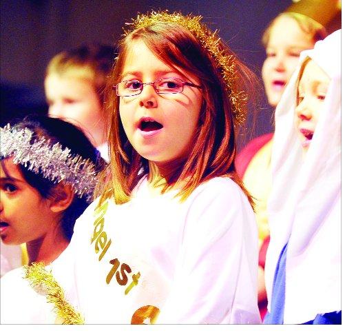Pupils celebrate Christmas with a traditional nativity play