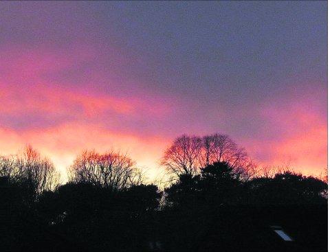 Swindon Advertiser's readers get snap happy when they are out and about
Colourful sky over Old Town
Picture: Rich Harvey