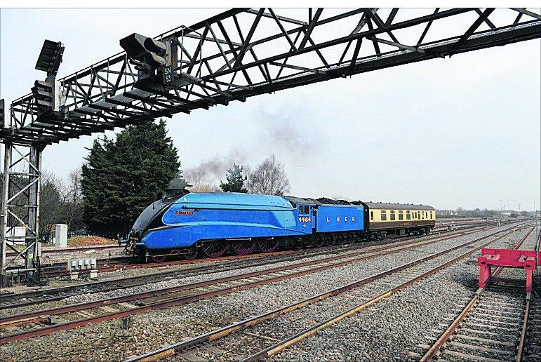 Pictures snapped by readers of the Swindon Advertiser.
 4464 Bittern Swindon220312 passing over onto the Gloucester line, enroute to the Severn Valley Railway
Picture: Peter Todd 