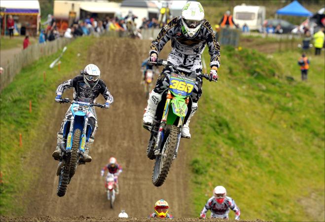 Kickstarting a day of thrilling Motocross action at the British Masters
Pictured 368 is Sam Mitchell. 