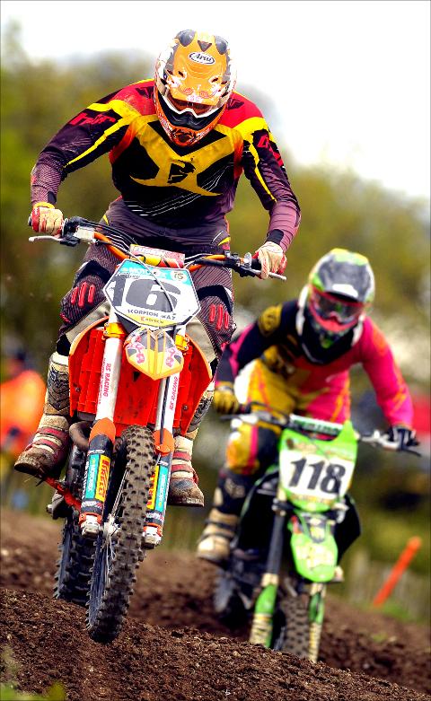 Kickstarting a day of thrilling Motocross action at the British Masters
Pictured is Jake Alsop