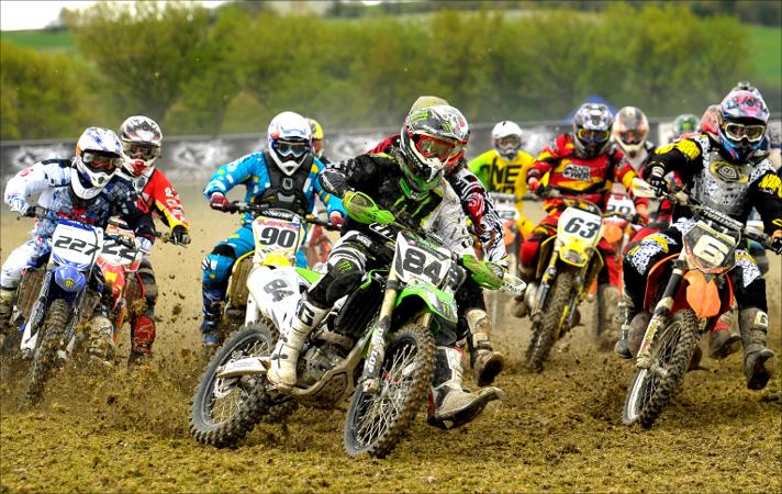 Kickstarting a day of thrilling Motocross action at the British Masters
Picturedfront is 84 Ben Thompson