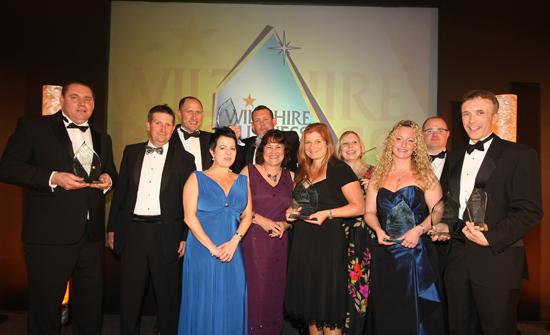 Treading the red carpet at the Wiltshire Business Of The Year awards