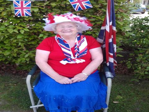 Your flame to fame. 
Readers' pictures capture memories of the Olympic Torch in town. - Florence Welsh in Chiseldon 