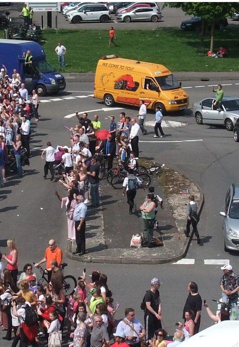 Your flame to fame. 
Readers' pictures capture memories of the Olympic Torch in town.
Taken by Neil Lover
Old Town Swindon

