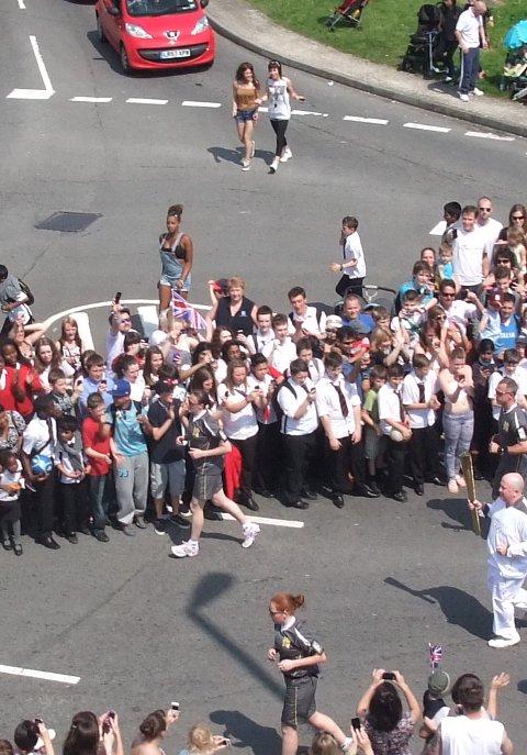 Your flame to fame. 
Readers' pictures capture memories of the Olympic Torch in town.
Taken by Neil Lover
Old Town Swindon