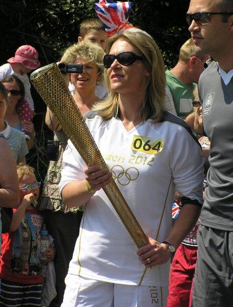 Your flame to fame. 
Readers' pictures capture memories of the Olympic Torch in town.
- Becci Berry, Taken in Chiseldon 23/5/12

Karina North
