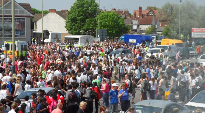Your flame to fame. 
Readers' pictures capture memories of the Olympic Torch in town