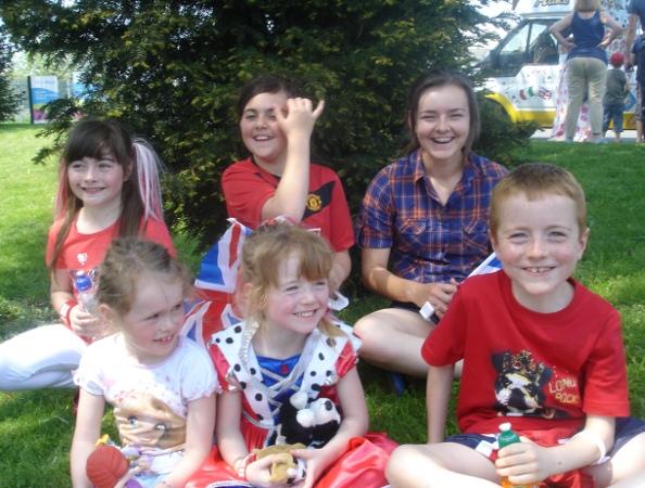 Your flame to fame. 
Readers' pictures capture memories of the Olympic Torch in town.
All cousins; Anton smith 7 with sisters Caitlin 9 and Madison 5, and cousins Tara Moore 14 and Ella  9 and Cleona whitehead 5. Excited waiting for the torch relay in G