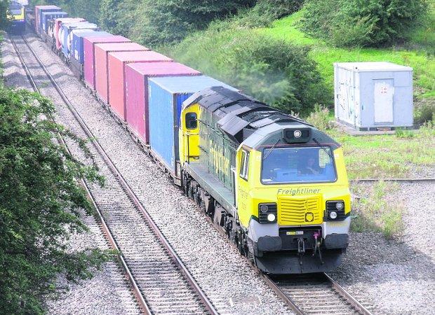 In the picture with our readers as they snap photos around the Wiltshire area.
One Of Freightliners New Class 70 Loco No 70009 As It Passes Key Point, South Maston With A Southampton Bound Train
Picture: ED HOUGHTON