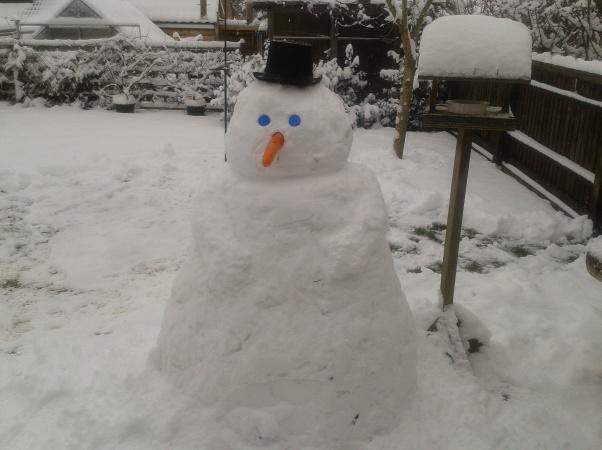 Alec Blackman's snowman