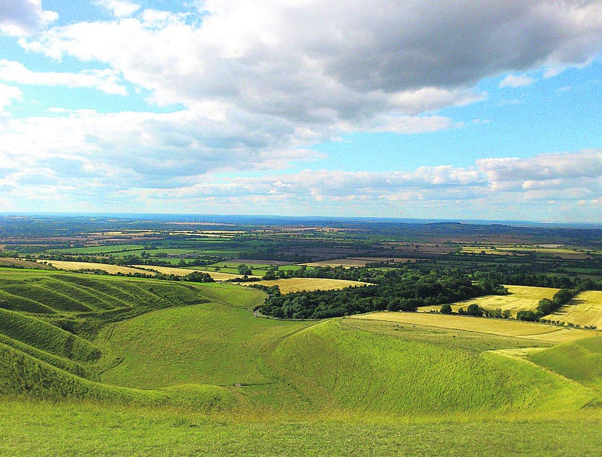 Swiindon Advertiser readers photographs
The view from Uffington’s White Horse     Picture: TOM MALYON