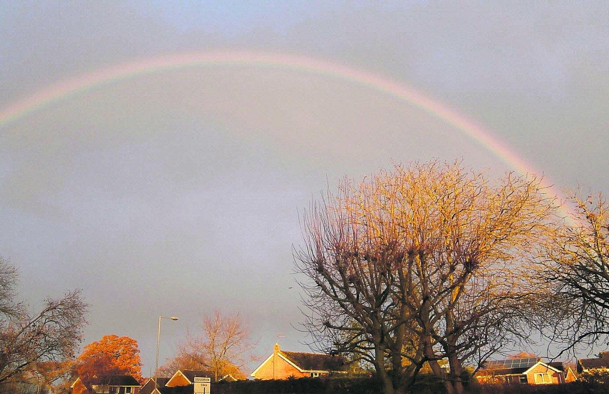 Swiindon Advertiser readers photographs
A rainbow over Liden 
Picture: Ian Forsyth 