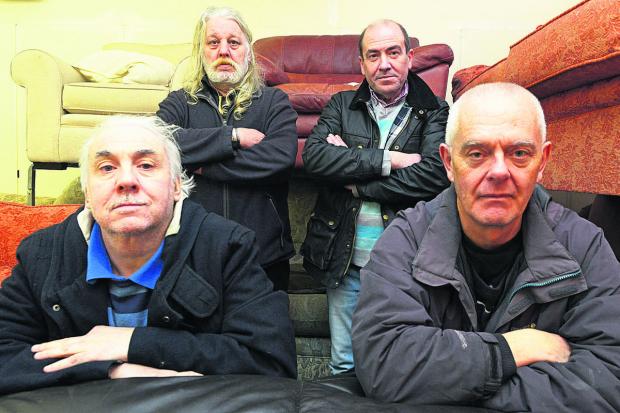 Swindon Advertiser: Malcolm Hopper, Phil Matthews, Stephen Pickering and Martin Hopkins from Top Drawer