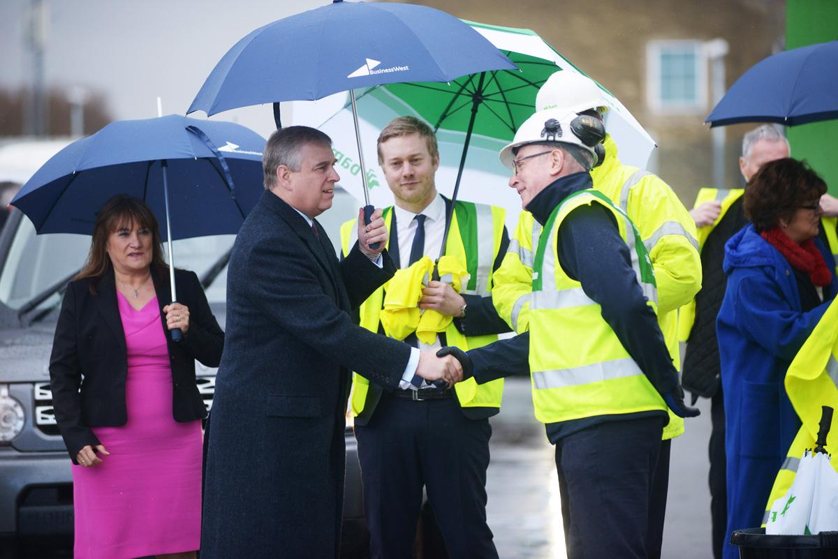 Pictures from HRH the Duke of York's visit to UTC Swindon on February 10, 2014