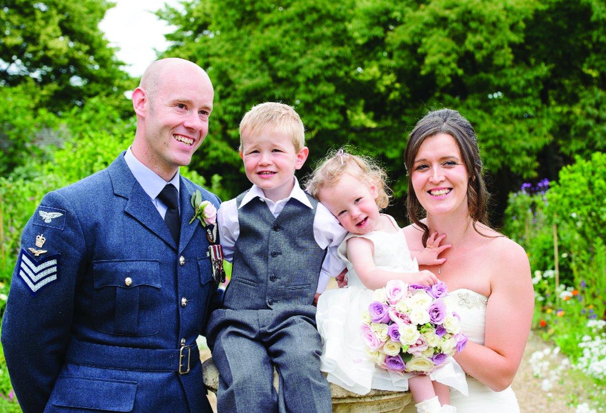 Send us your pictures to pcole@swindonadvertiser.co.uk
Steven Jones and Jennifer Hughes were married at Lydiard House. They are pictured with their children, Samuel and Caitlyn   					                      Picture: DoubleDee Photography

