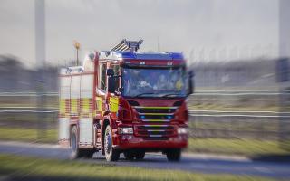 Lorry fire causes traffic to build on A419
