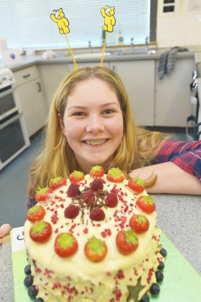 The Children in Need bake-off at Braden Forest School