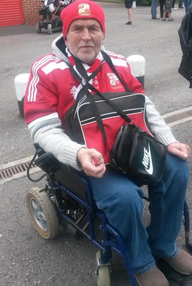 Kevin Lynch from Haydon Wick among those setting off for Wembley. Picture by Eve Buckland