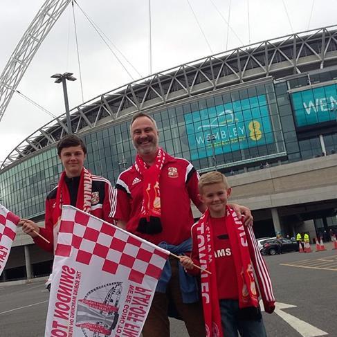 Cathsings posted: They're there! #Wembley #STFC #playoffs