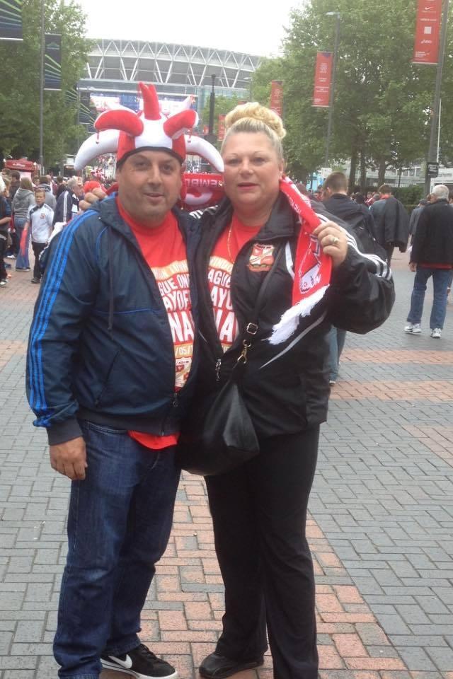 Michelle Dale Sole Bailey sent us this picture taken at Wembley Stadium