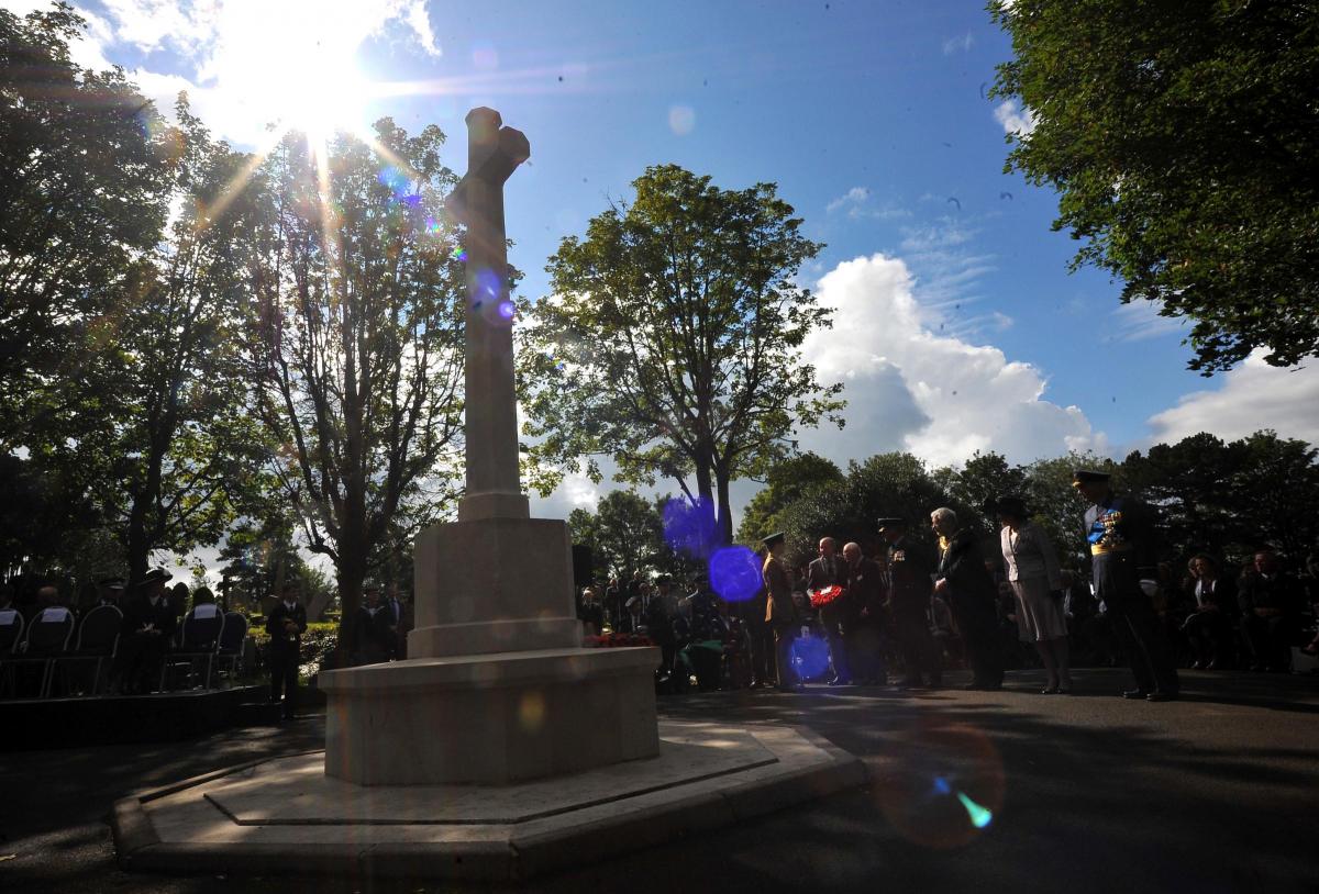 Radnor Street Cemetery on Battle of Britain Day. Picture by Dave Cox