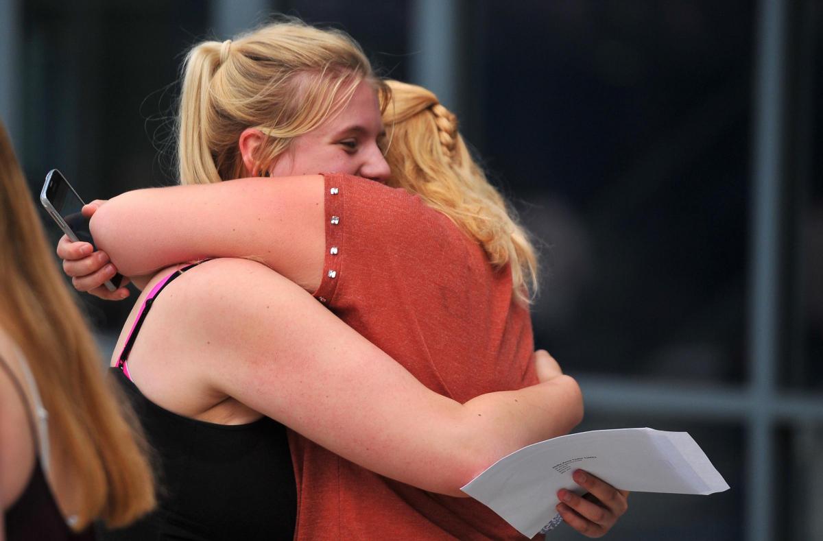 Cheers and tears as GCSE results roll in