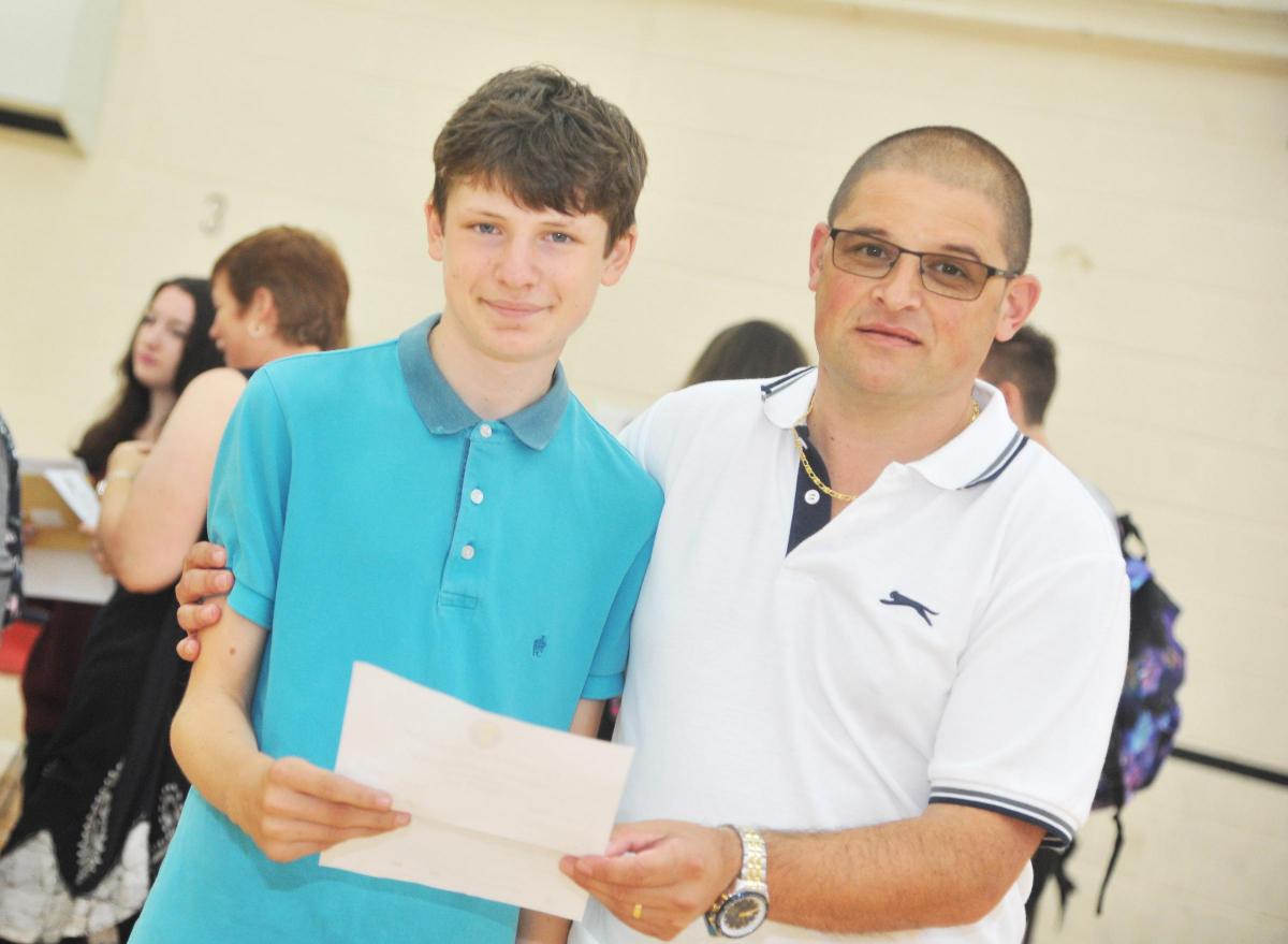Students from Lydiard Parks pick up GCSEs