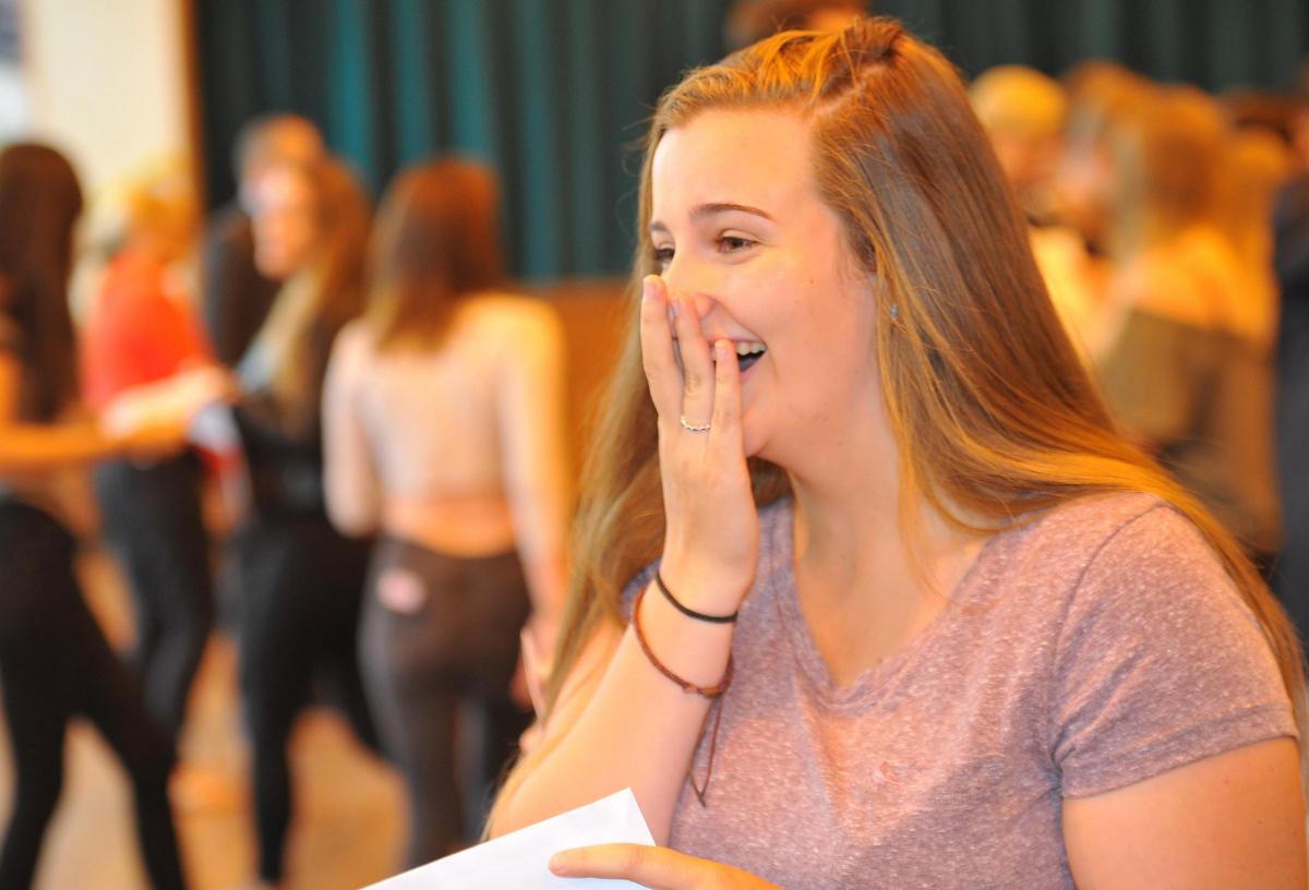 Students from Bradon Forest School pick up GCSEs