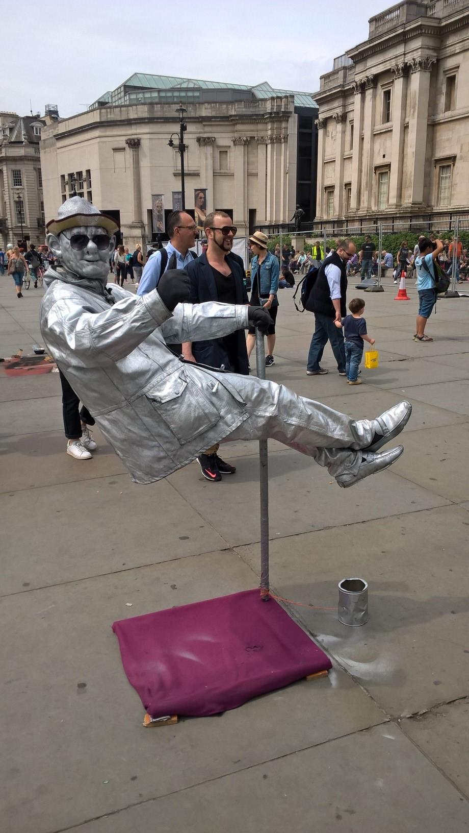 Just another day in Trafalgar Square 
Picture: NATHAN PEARCE