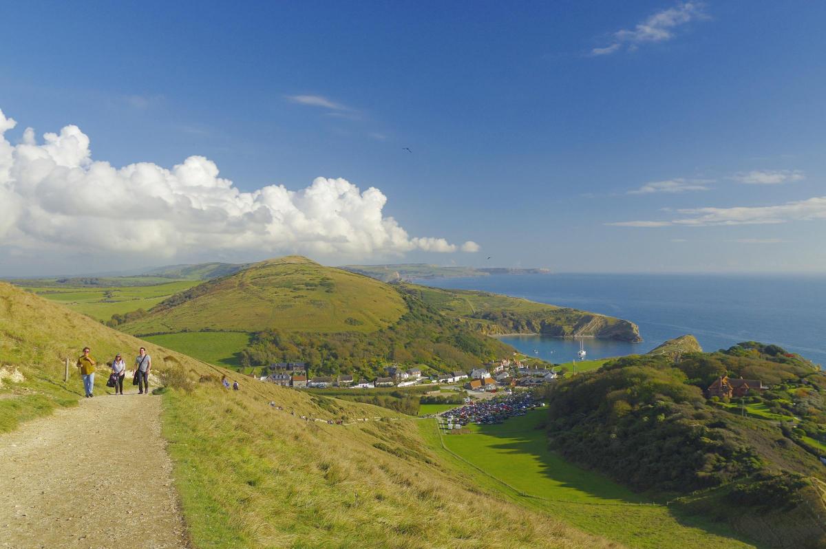 Lulworth Cove and beyond                                                                                       Picture: NICK SMITH