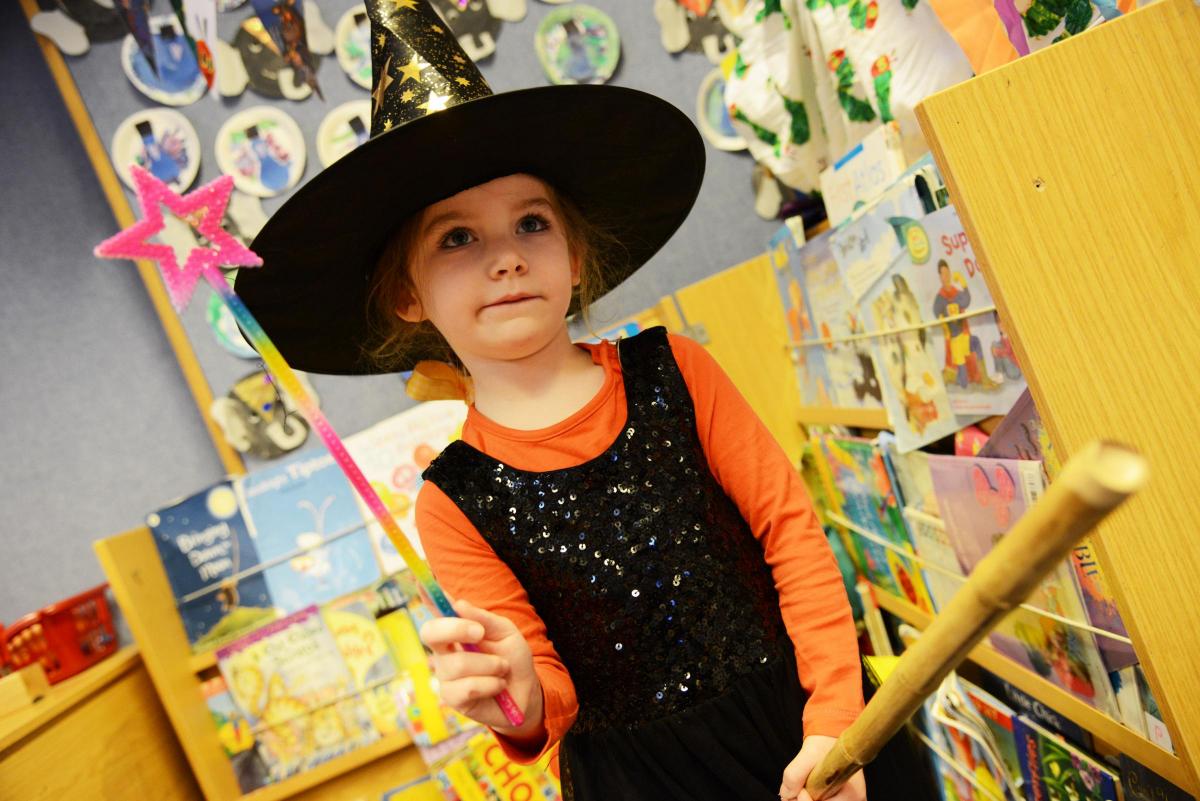 This witch was at Abbey Meads School on World Book Day